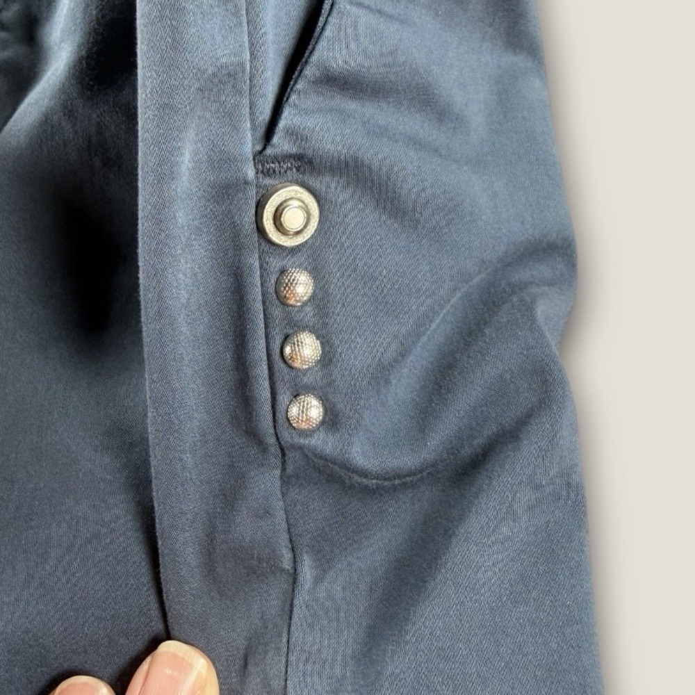 Mason's New York Slim Womens Chino Pants 40 US 4 Blue Cotton Made In Italy - Picture 10 of 10